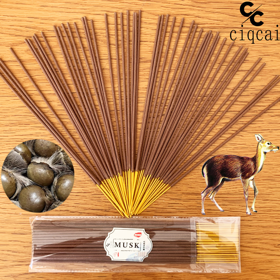 Home Fragrance Use - Musk-Scented Handmade Incense Sticks, 25.5cm Extended
