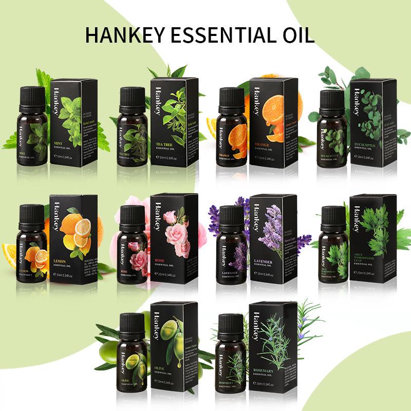 Home Fragrance Oil Diffuser - 12 Flavors 10ml Essential Oils for