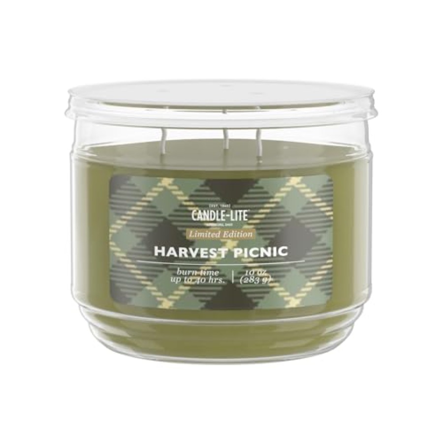 Amber Jar Candle - Fall Scented Candles, Anjou Pear and