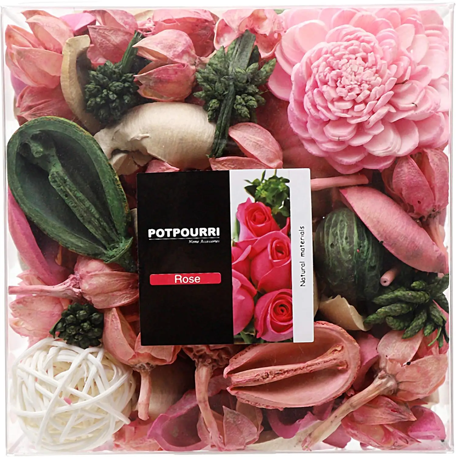 In Home Fragrance Products - Rose Scented Potpourri Bowl Filler Dried