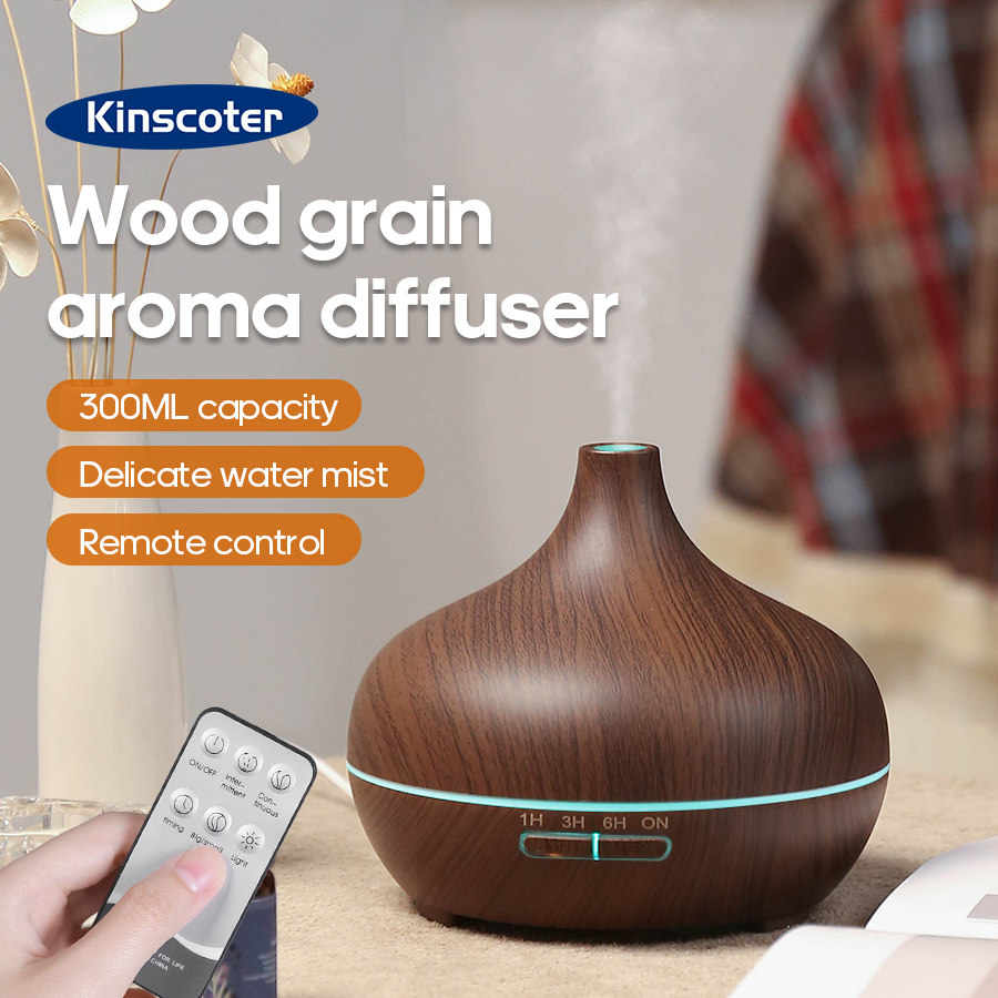 KINSCOTER Wood Grain Aromather - Home Fragrance Oil Diffuser recensione e prezzo