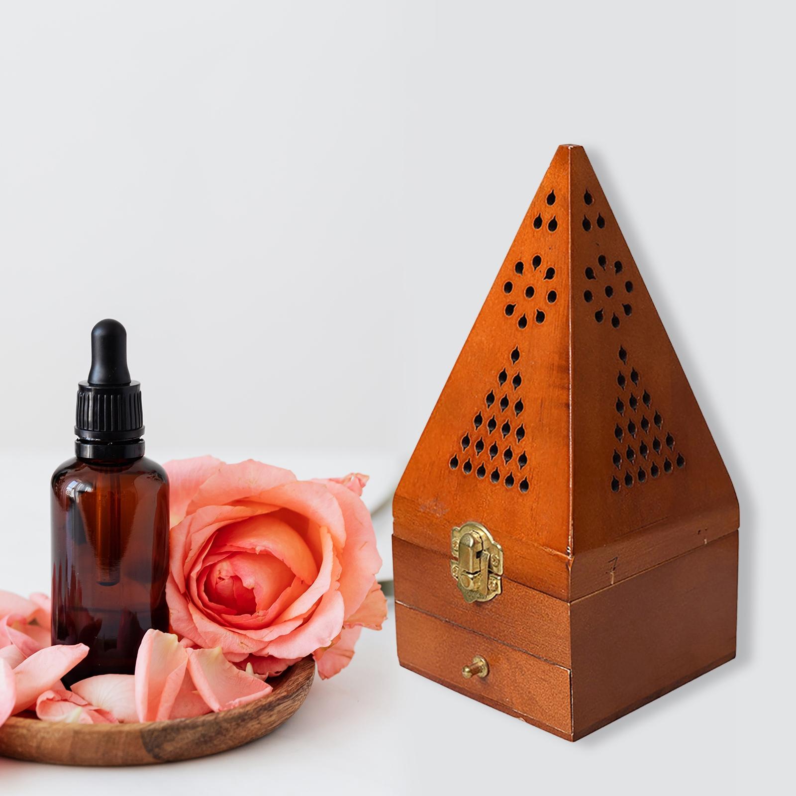 Wood Incense Cone Holders Hand - Home Fragrance Gift Box recensione e prezzo