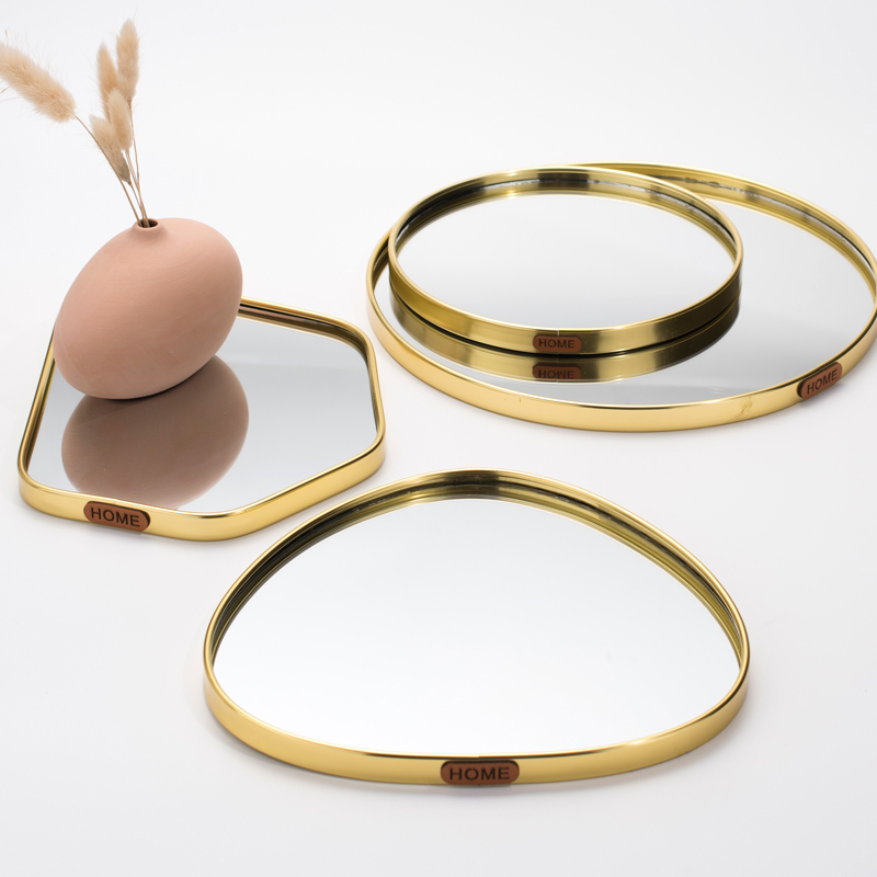 Gold Mirror Tray Jewelry Organ - Home Fragrance Luxury recensione e prezzo
