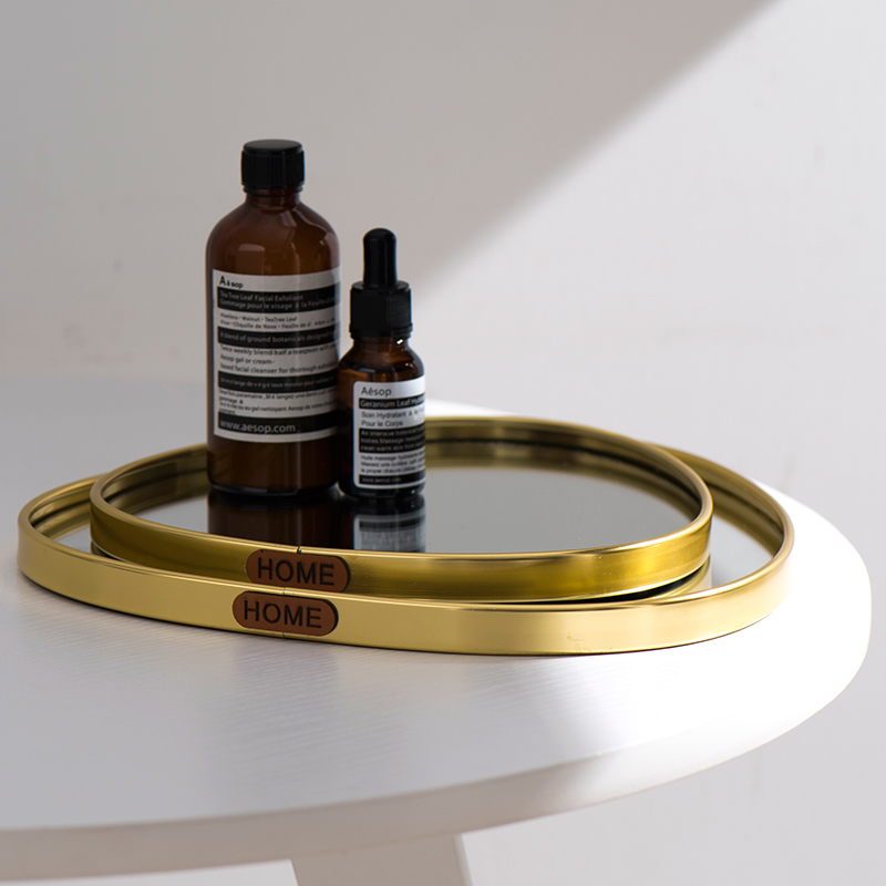 Gold Mirror Tray Jewelry Organ - Home Fragrance Luxury recensione e prezzo