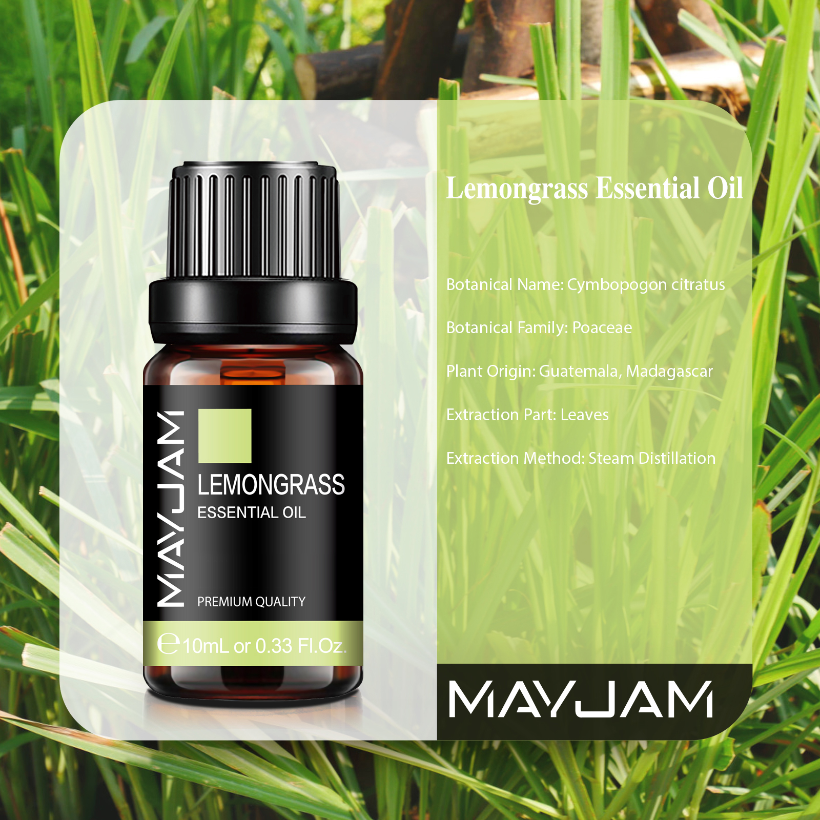 10ML Pure Natural Essential Oi - Home Fragrance Lemongrass recensione e prezzo