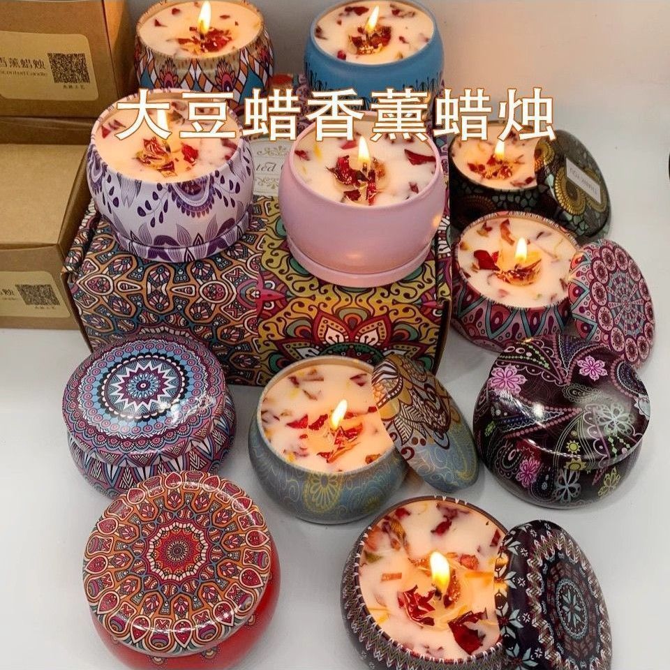 1PCS Vintage Can Candles Soy W - Home Fragrance Jar recensione e prezzo
