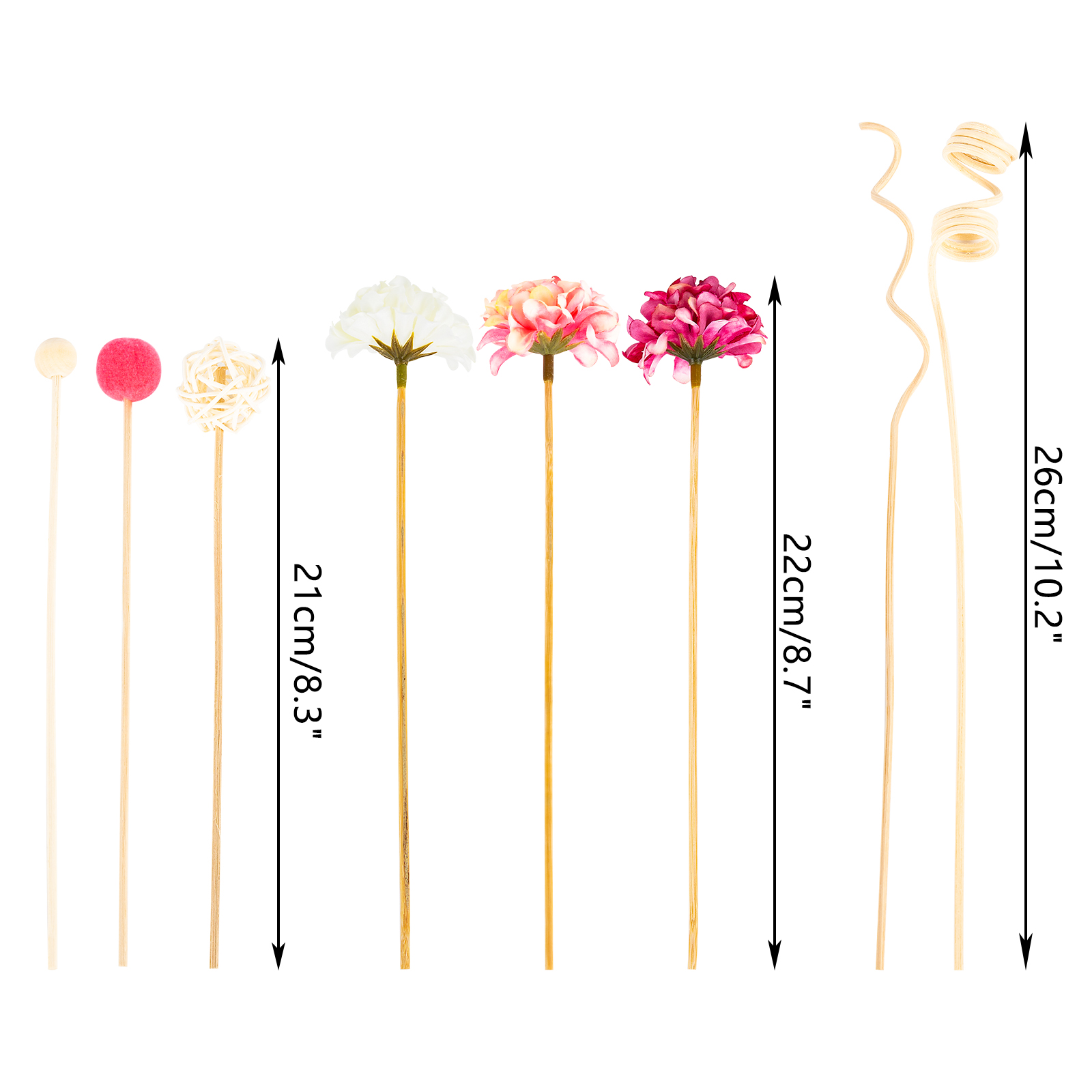 NEW 10PCS Pink Hydrangea Flowe - Reed Diffuser Set recensione e prezzo