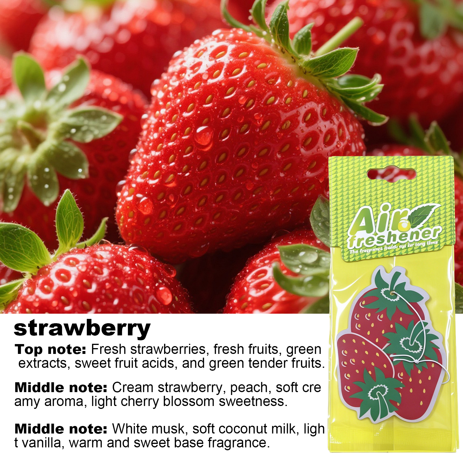 3-20Pcs Strawberry Car Air Fre - Home Fragrance No 3 recensione e prezzo
