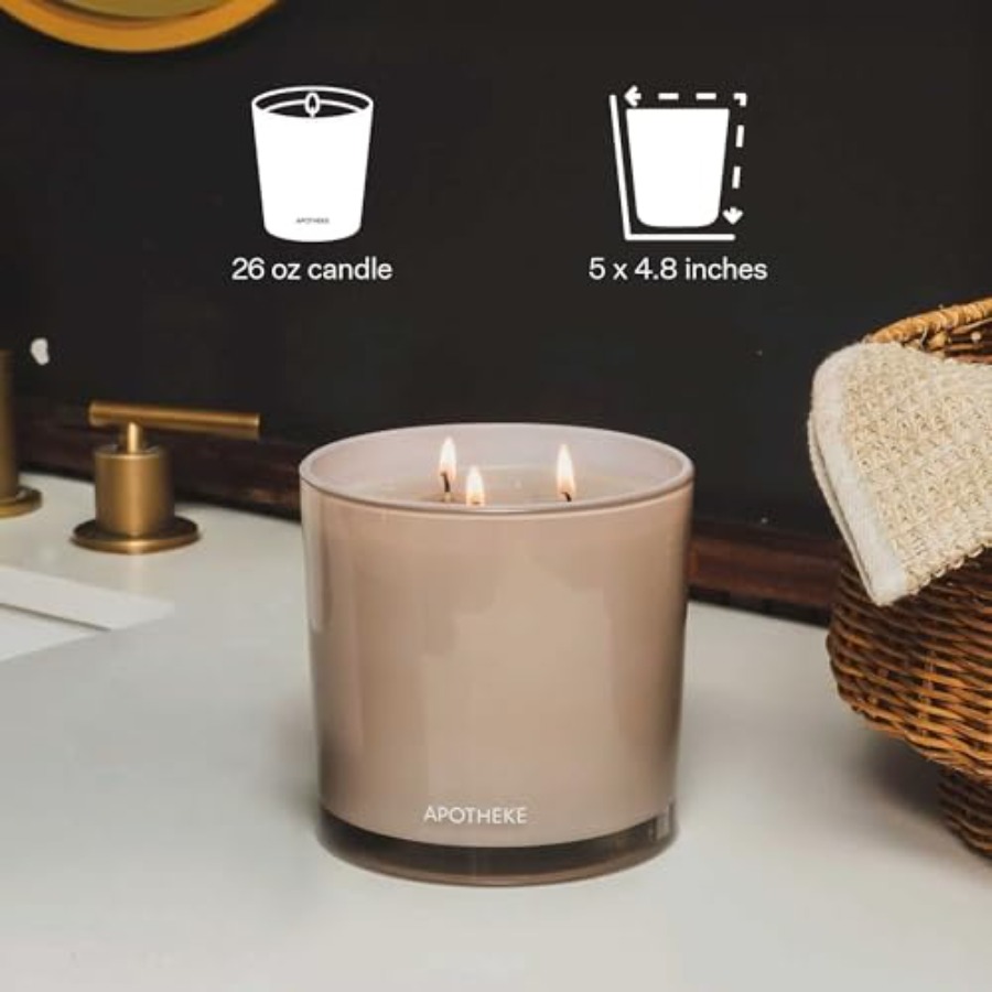 3-Wick Scented Candle for Home - Home Fragrance Eucalyptus recensione e prezzo