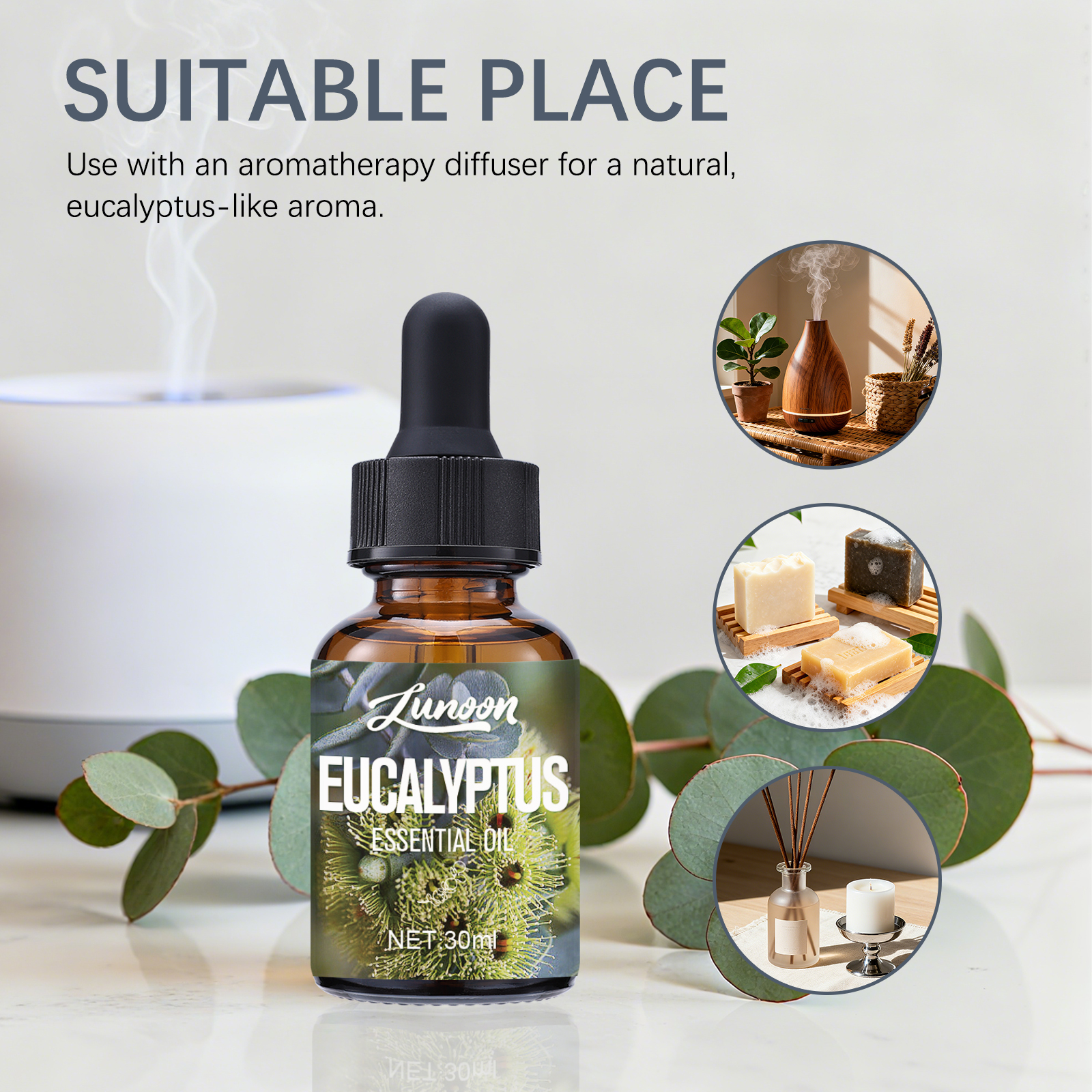 Eucalyptus Essential Oil 30ml, - Home Fragrance Eucalyptus recensione e prezzo
