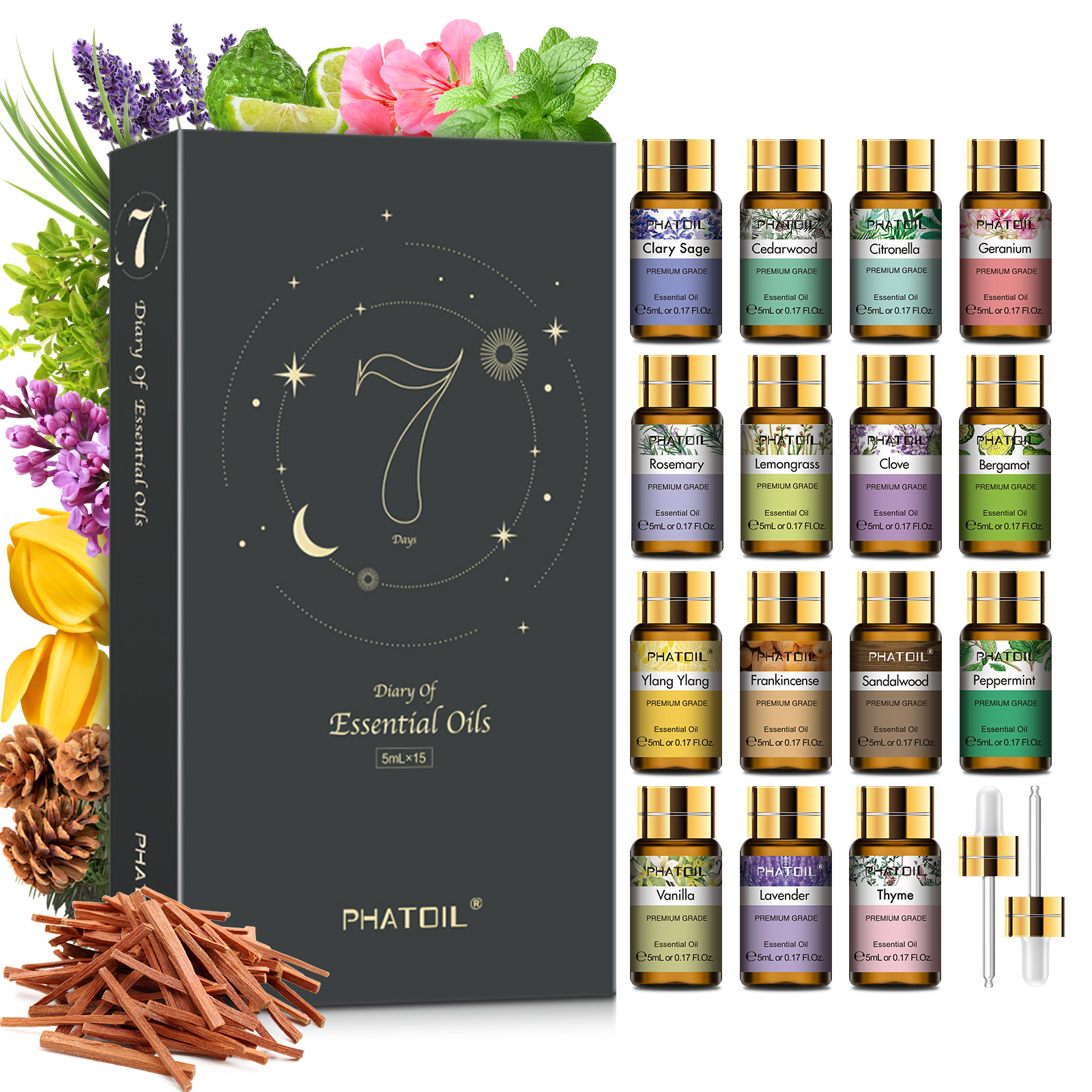 PHATOIL 15 Bottles Essential O - Home Fragrance Lemongrass recensione e prezzo