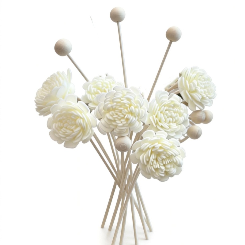 10PCS Artificial Flower Rattan - Reed Diffuser Set recensione e prezzo
