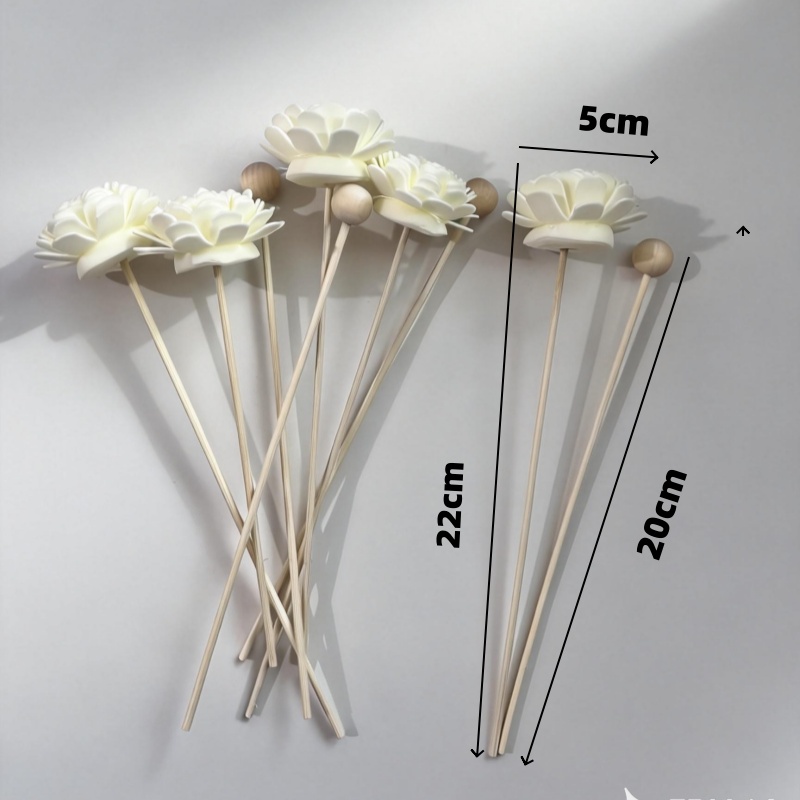 10PCS Artificial Flower Rattan - Reed Diffuser Set recensione e prezzo