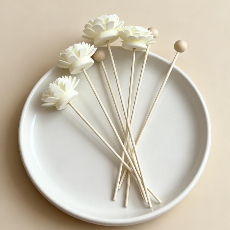 10PCS Artificial Flower Rattan - Reed Diffuser Set recensione e prezzo