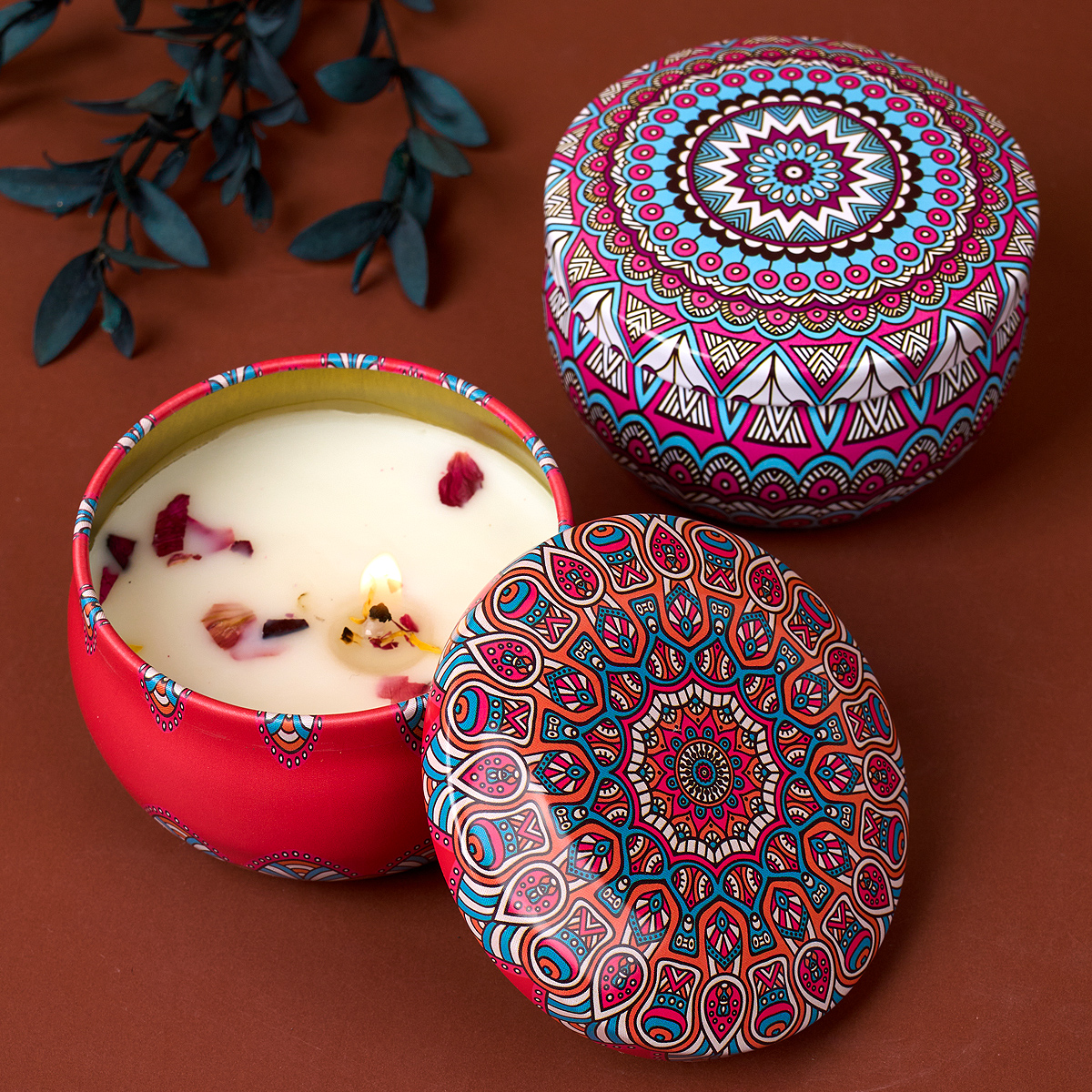 4PCS/Set Scented Candle Box Vi - Home Fragrance Jar recensione e prezzo