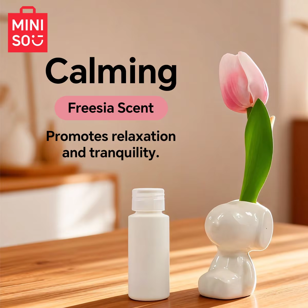 Miniso Snoopy Joint Flameless  - Home Fragrance Jasmine Diffuser recensione e prezzo