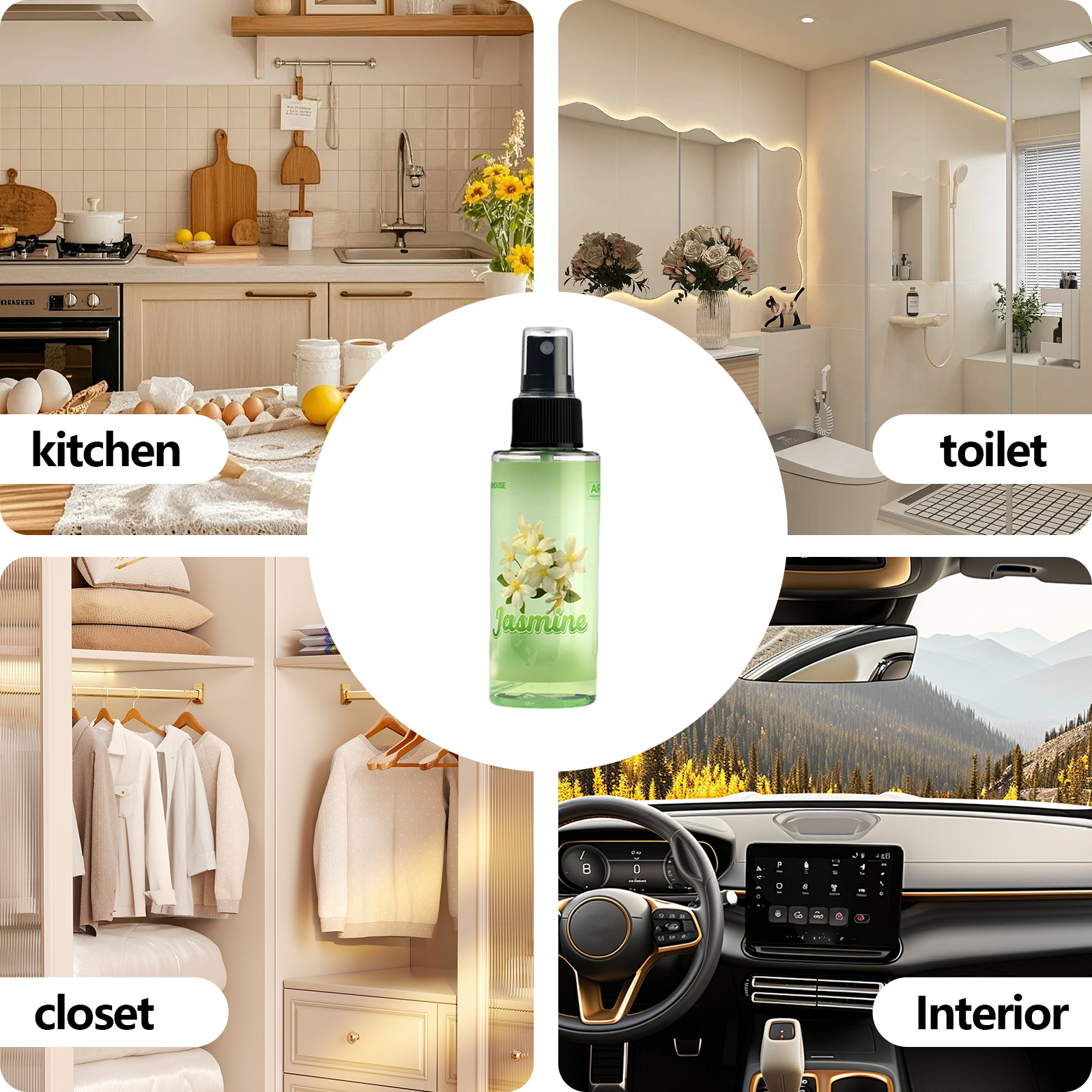 100ml JASMINE-Scented Hand-Spr - Home Fragrance Jasmine recensione e prezzo