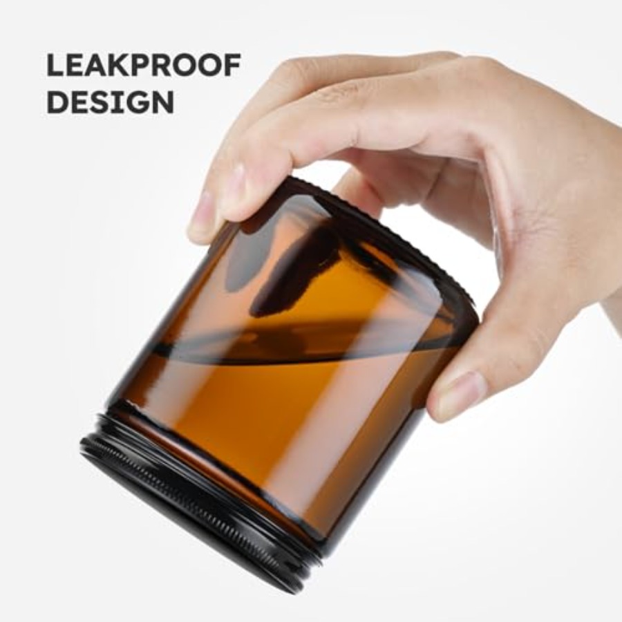 8oz Glass Jars with Lids, 30 P - Amber Jar Candle recensione e prezzo