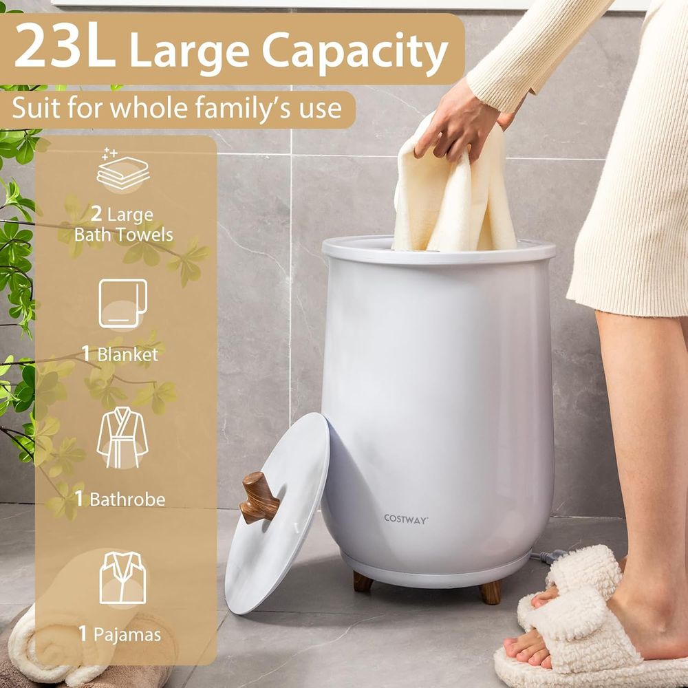 23L Towel Warmer with 4 Timers - Home Fragrance No 3 recensione e prezzo