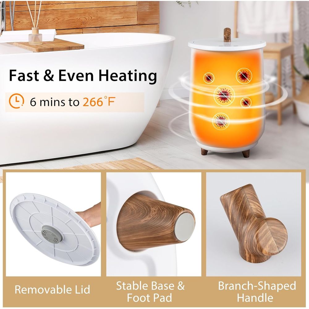 23L Towel Warmer with 4 Timers - Home Fragrance No 3 recensione e prezzo