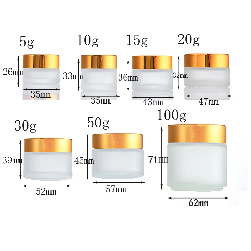 5Pcs 5g-100g Amber Empty Glass - Amber Jar Candle recensione e prezzo