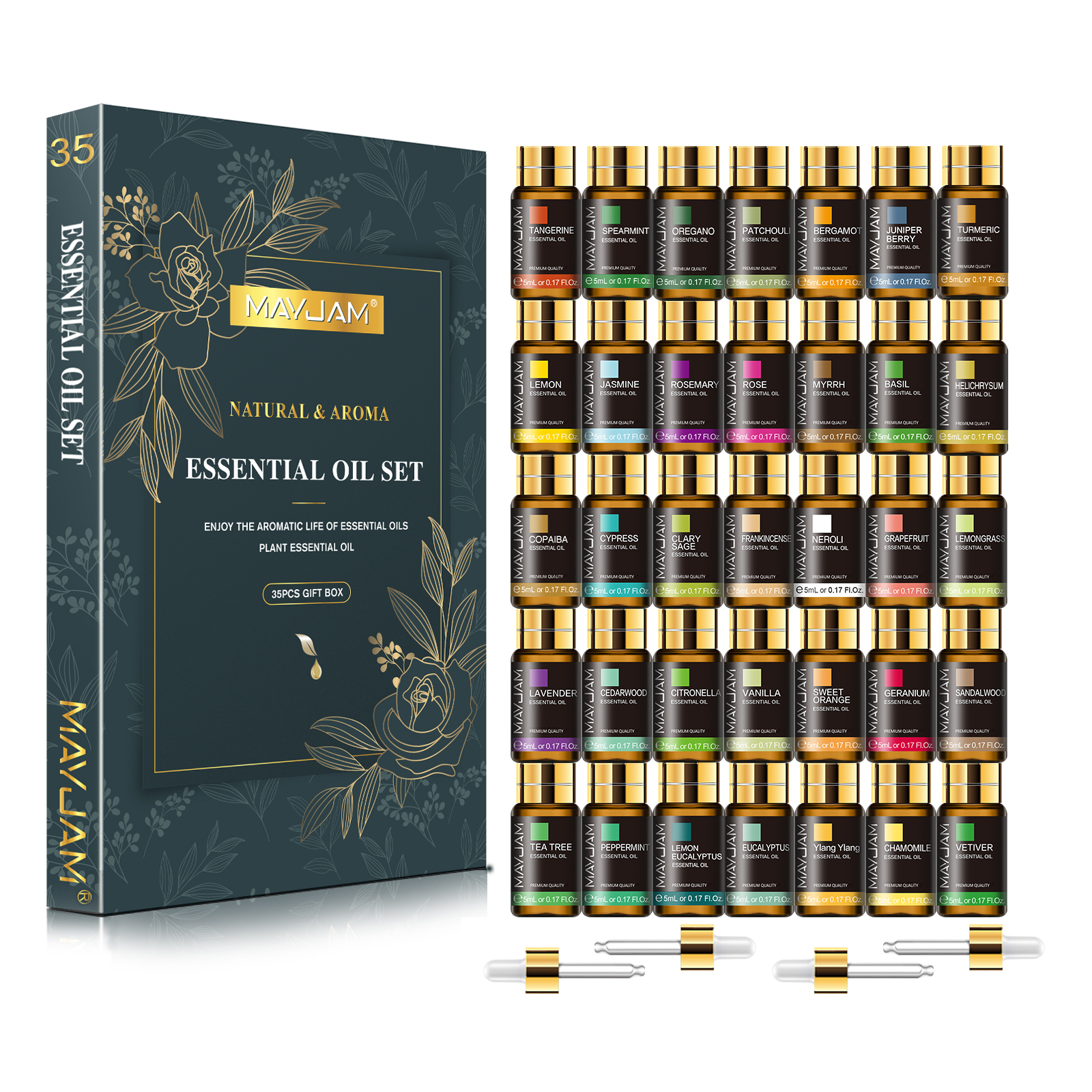 MAYJAM 35 Bottles Aromatherapy - Home Fragrance Eucalyptus recensione e prezzo