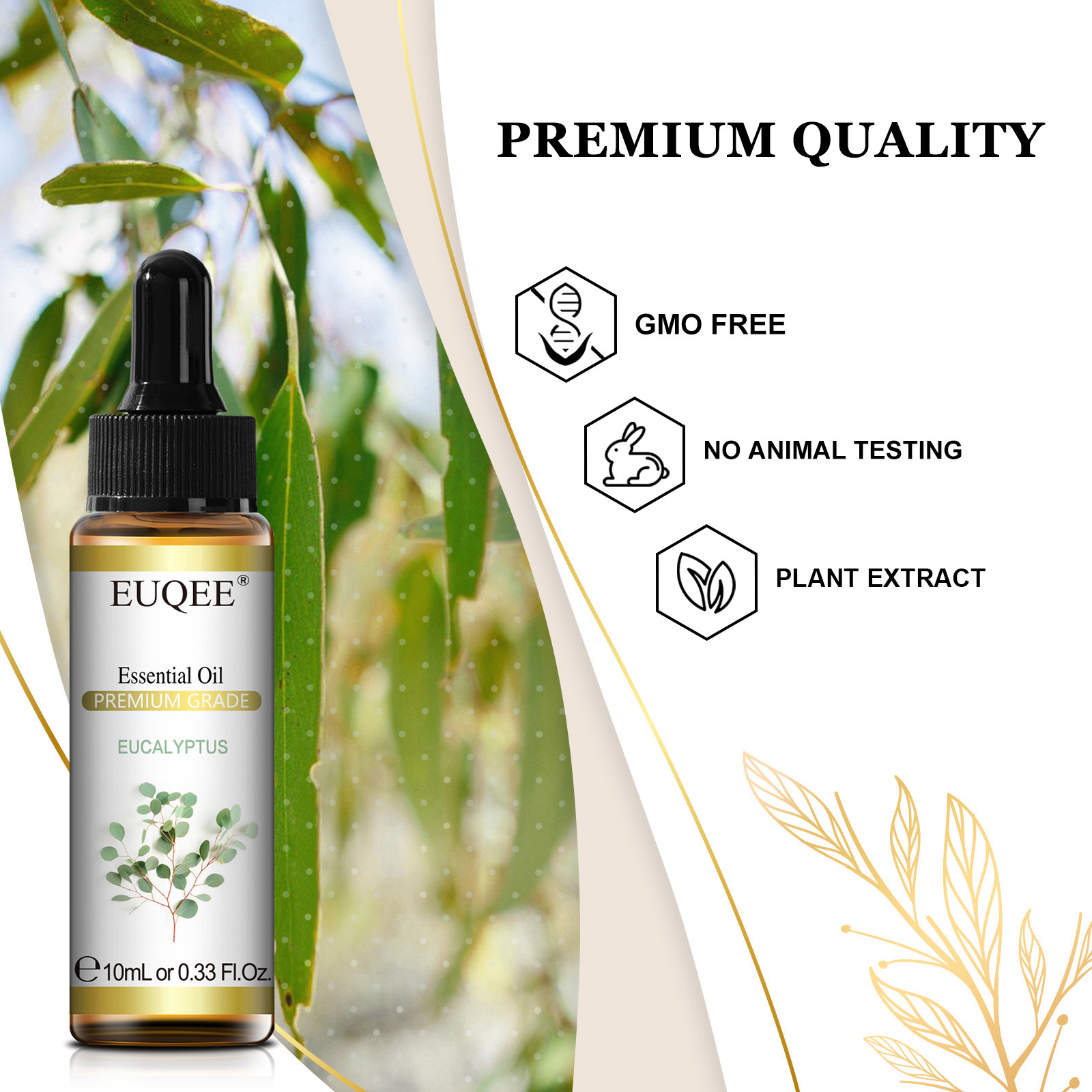 EUQEE 10ML Natural Essential O - Home Fragrance Eucalyptus recensione e prezzo