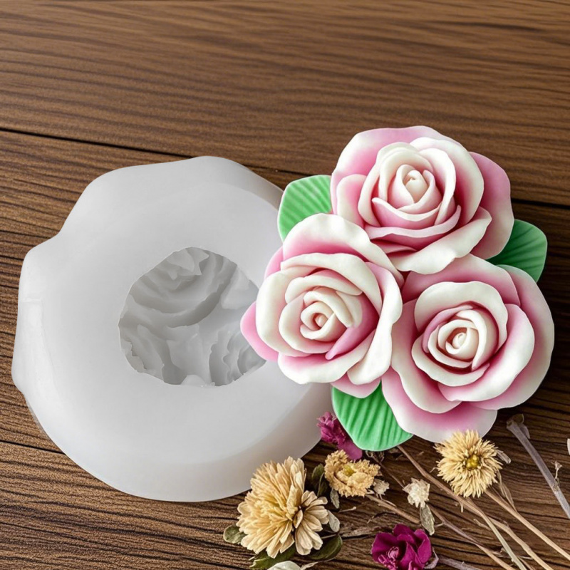 4pcs Romantic 3D Rose Mold: El - Home Fragrance Luxury recensione e prezzo