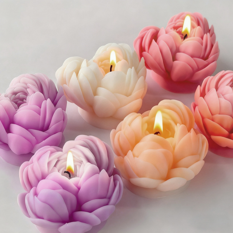 4pcs Romantic 3D Rose Mold: El - Home Fragrance Luxury recensione e prezzo