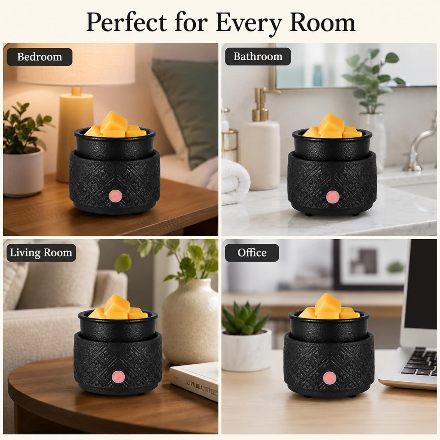 3-in-1 Ceramic Wax Melt Warmer - Home Fragrance No 3 recensione e prezzo