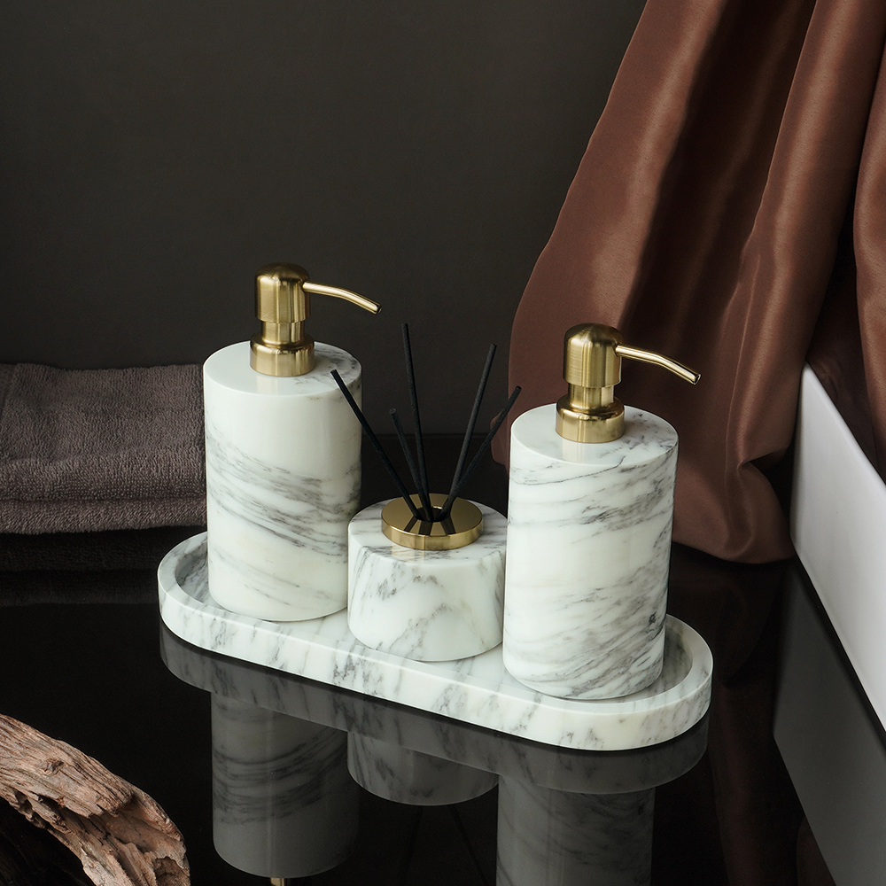 White Arabescato Natural Marbl - Reed Diffuser Set recensione e prezzo