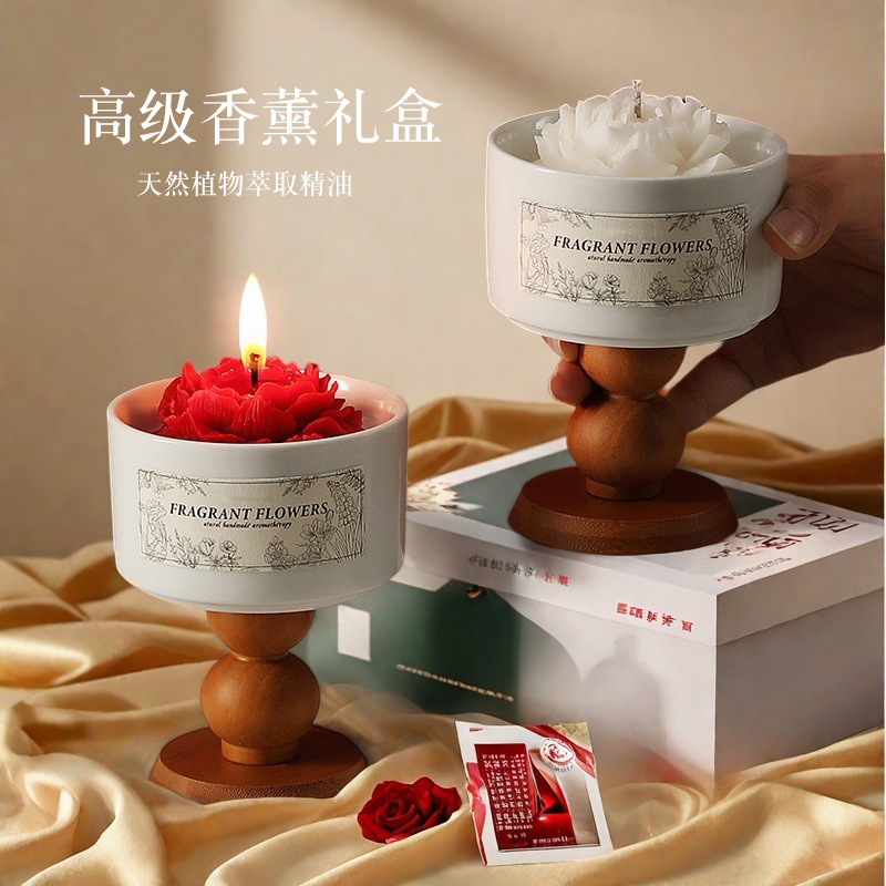 High-end Camellia Scented Cand - Home Fragrance Gift Box recensione e prezzo
