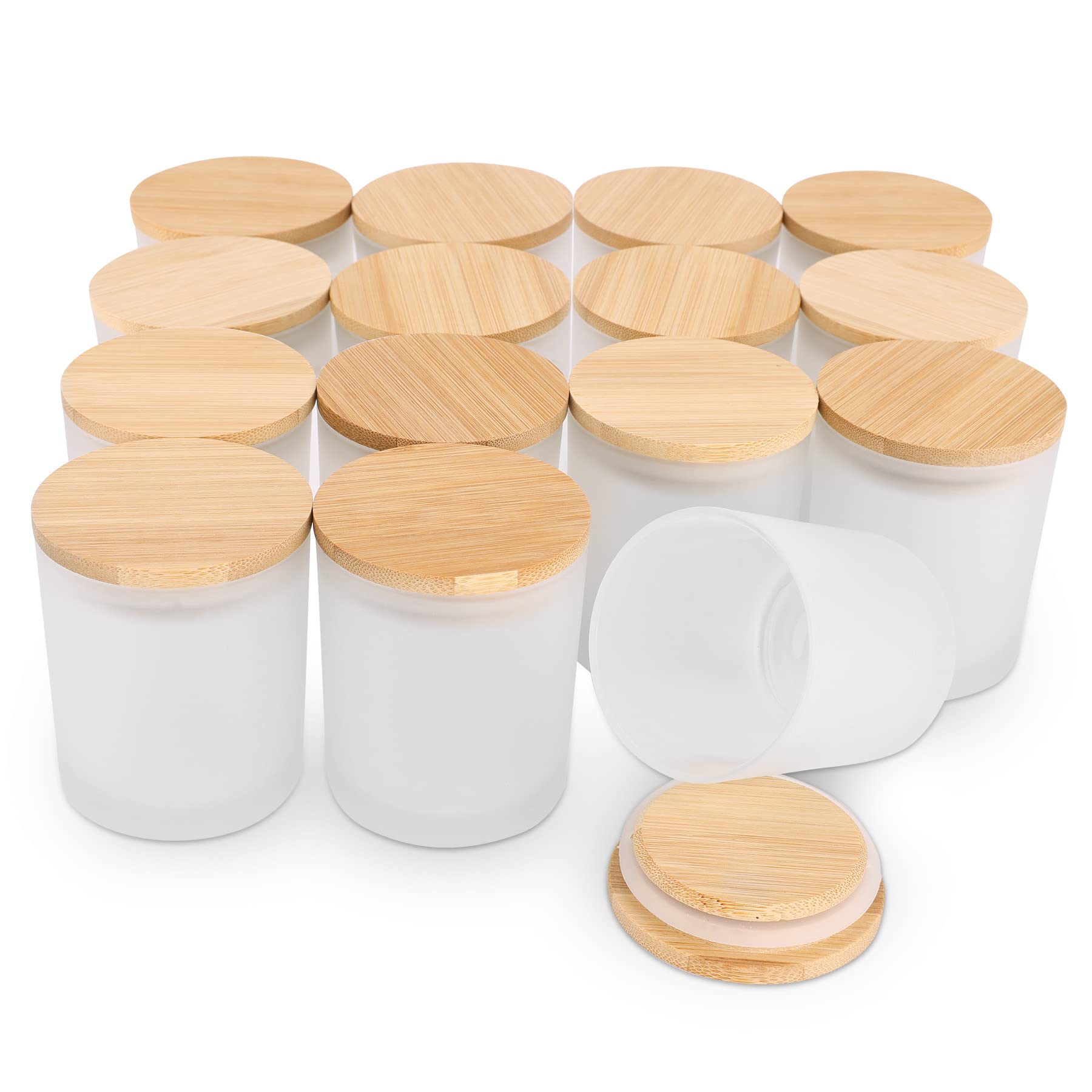 6-Pack 6OZ Frosted Amber Glass - Amber Jar Candle recensione e prezzo