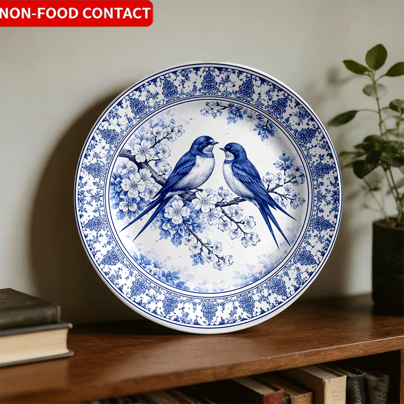 Decorative Plate with Blue-and - Home Fragrance Jasmine recensione e prezzo