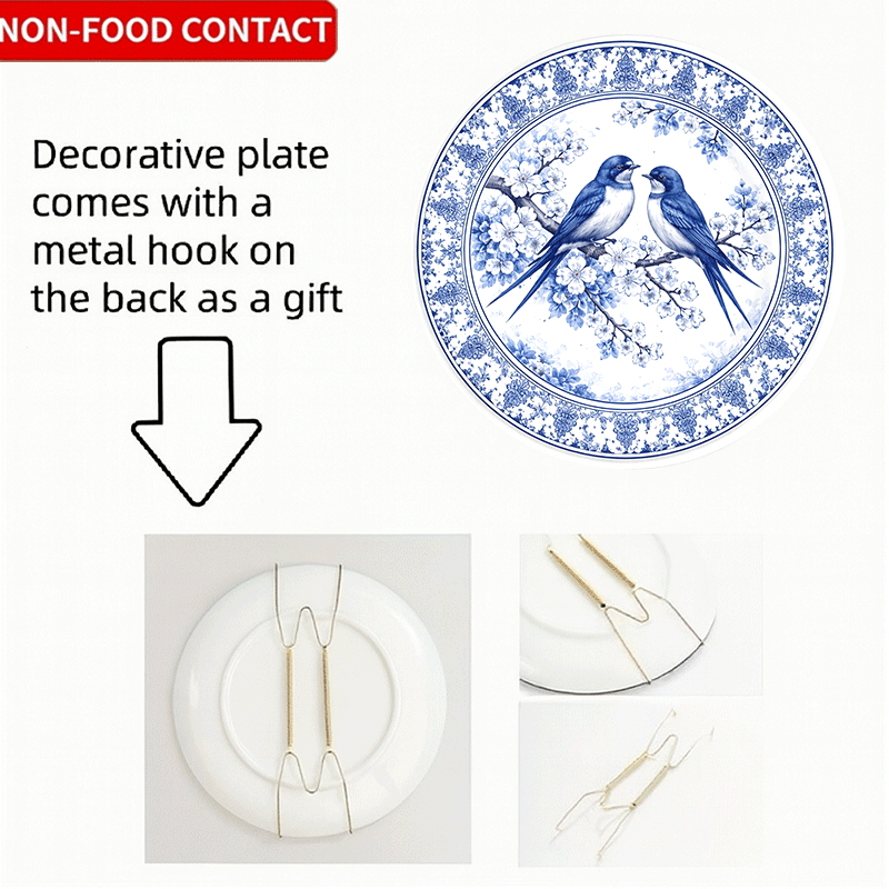 Decorative Plate with Blue-and - Home Fragrance Jasmine recensione e prezzo