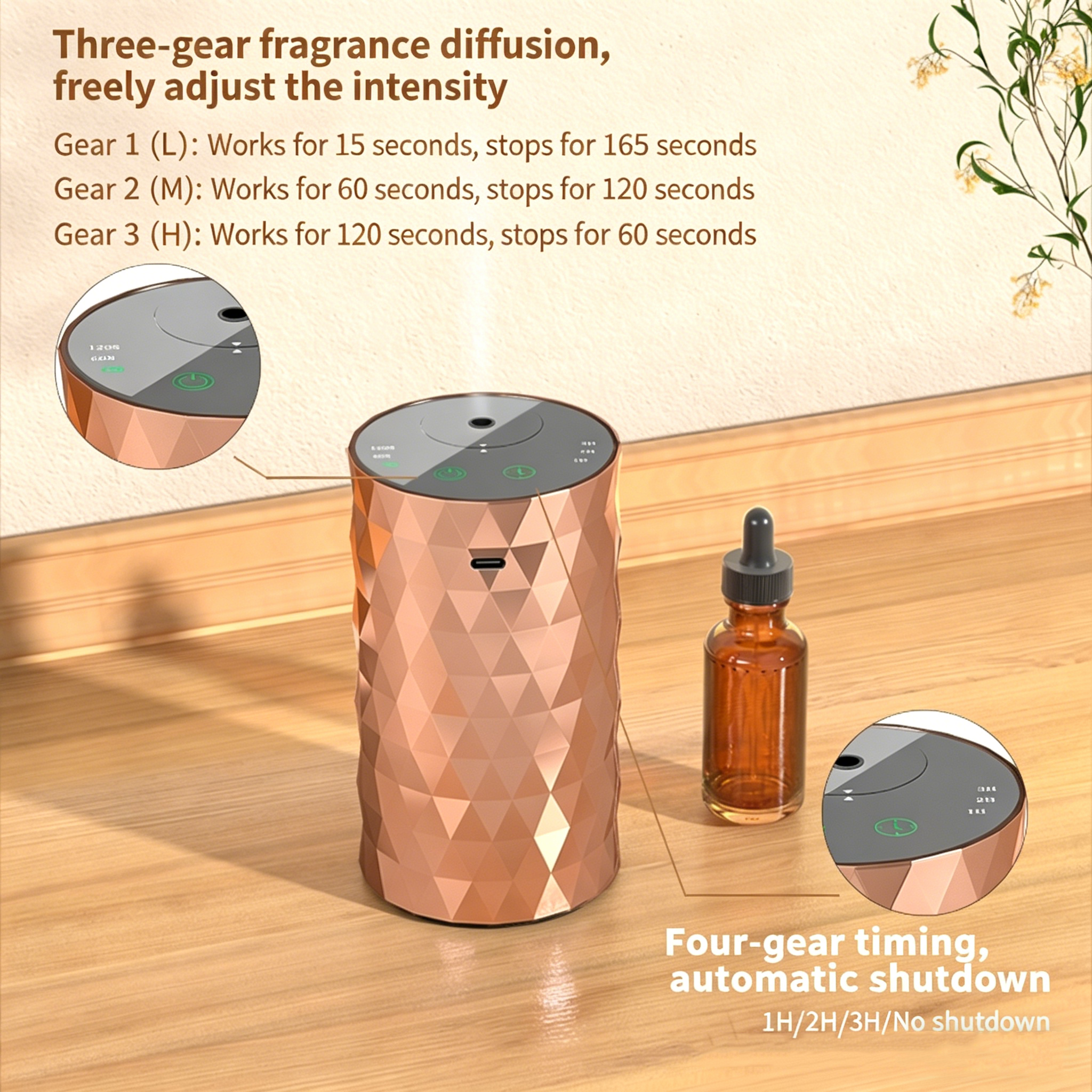 Waterless Essential Oil Diffus - Home Fragrance Oil Diffuser recensione e prezzo