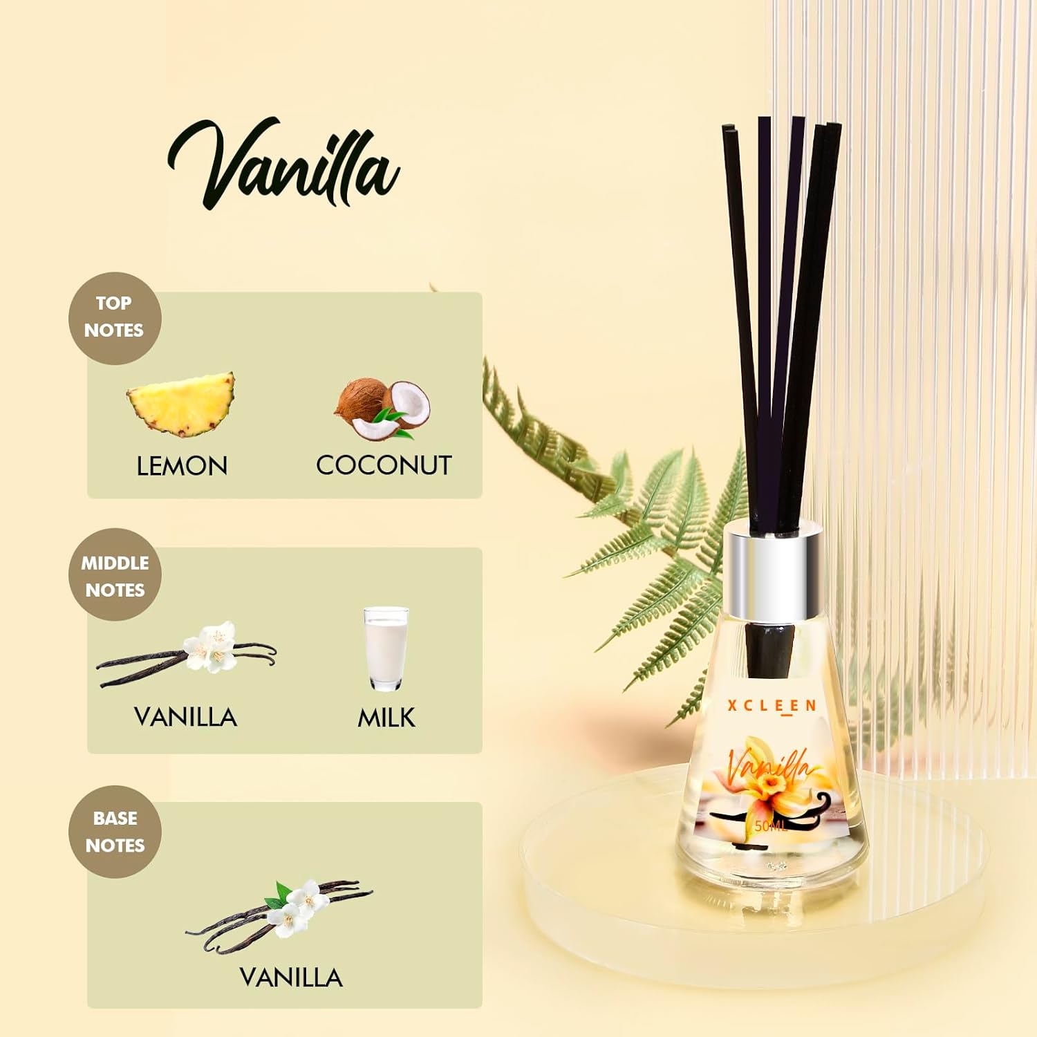 3 Pack Reed Diffuser, Scented  - Home Fragrance No 3 recensione e prezzo