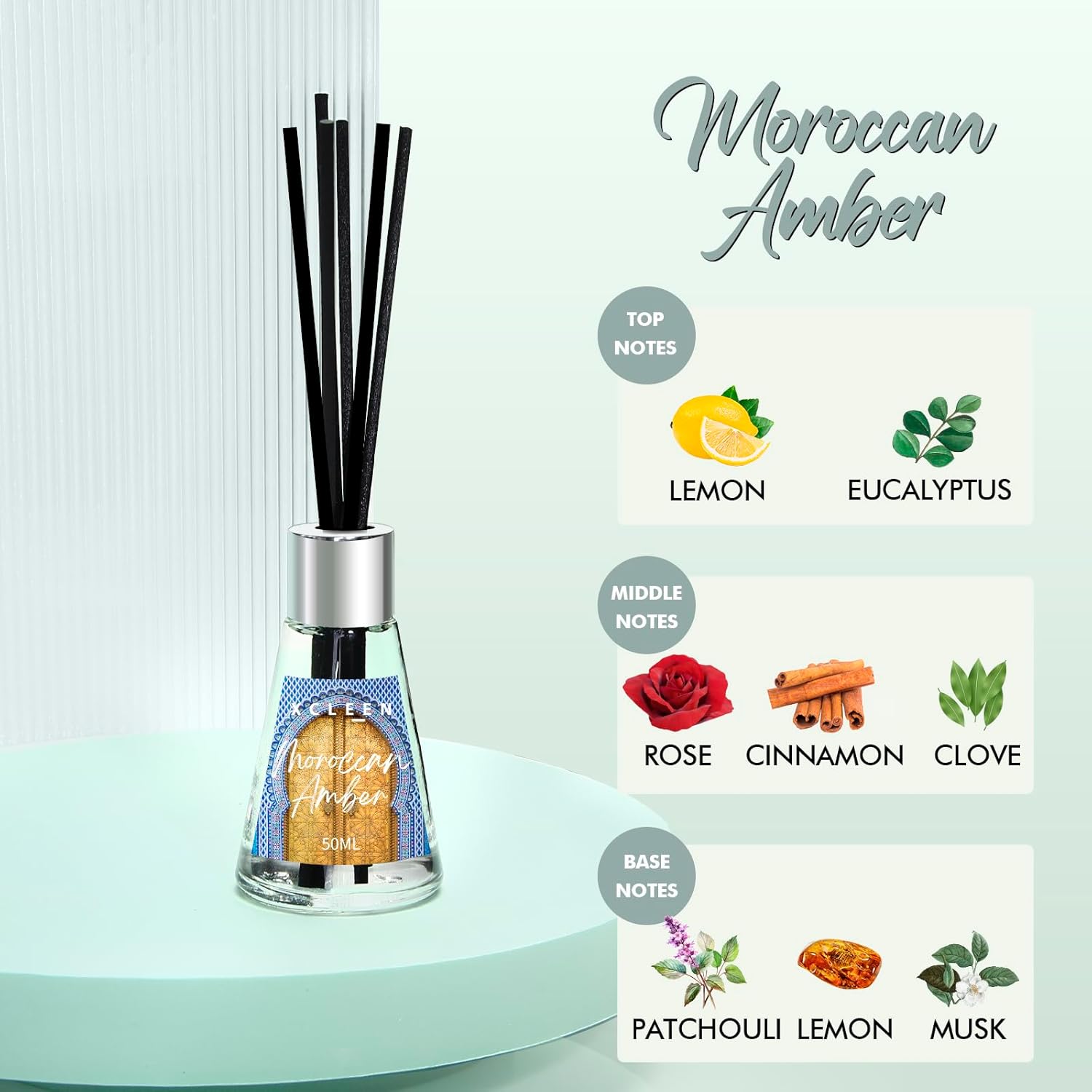 3 Pack Reed Diffuser, Scented  - Home Fragrance No 3 recensione e prezzo