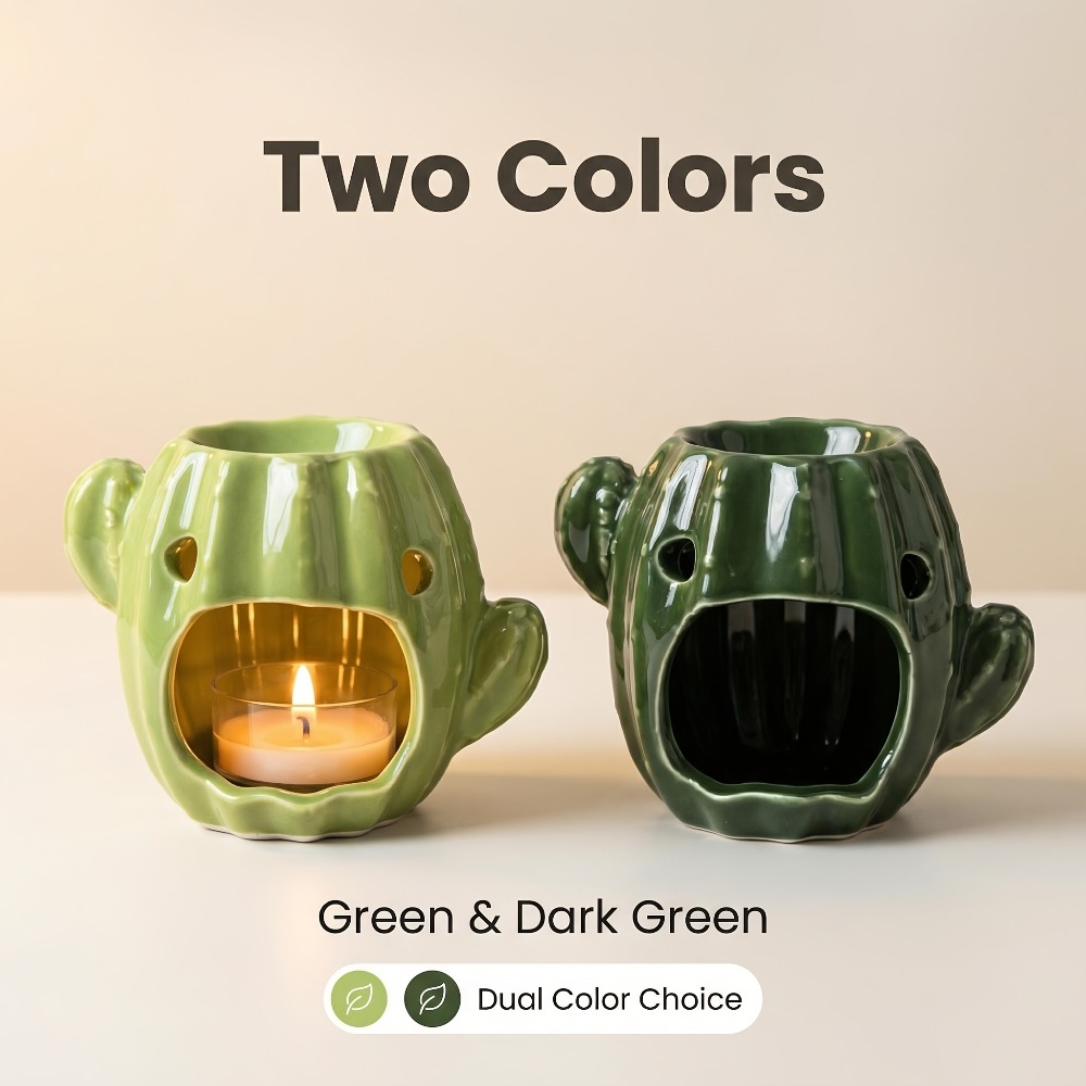 Cactus Shaped Ceramic Oil Burn - Wax Melt Burner recensione e prezzo
