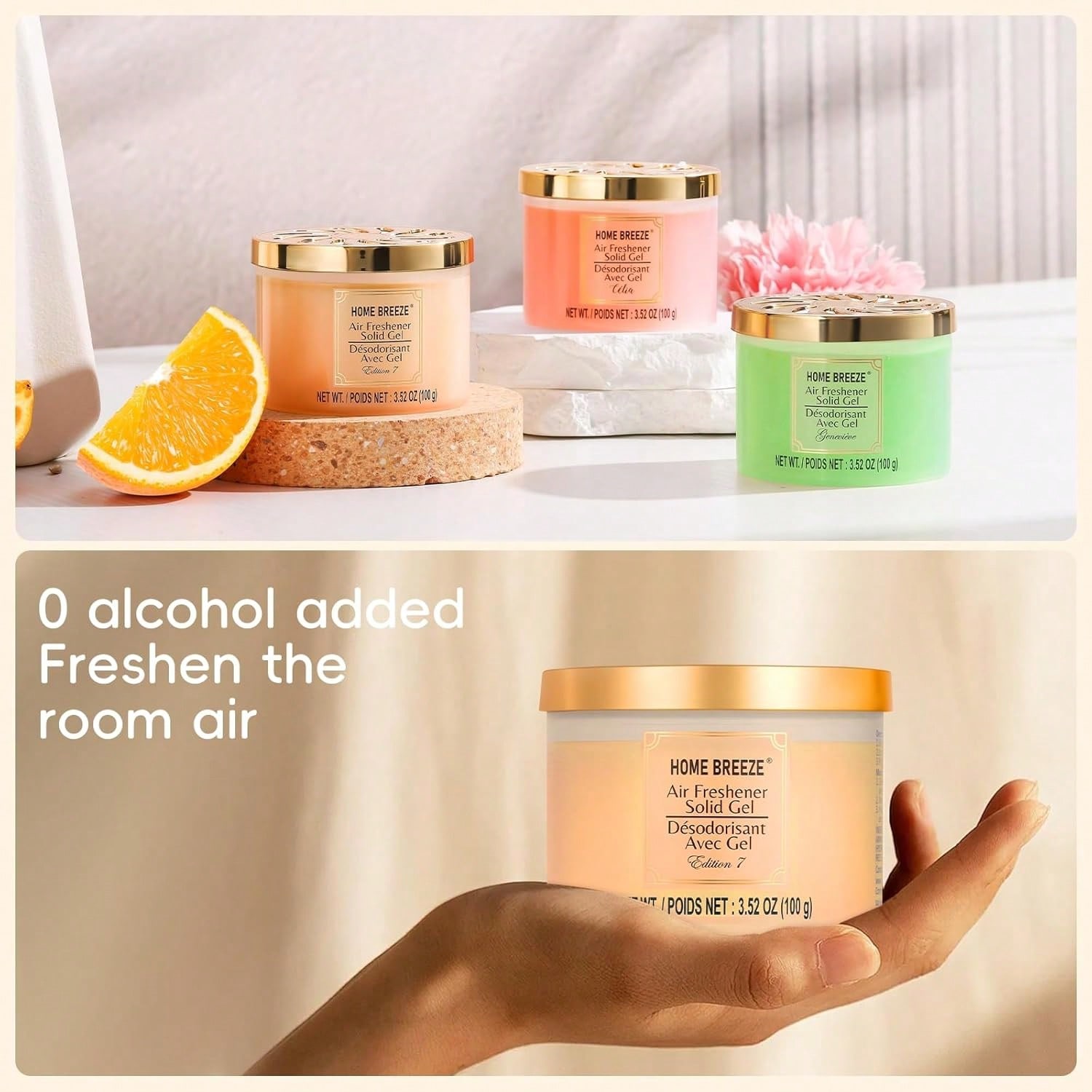 3Pcs Solid Gel Air Freshener 3 - Home Fragrance No 3 recensione e prezzo