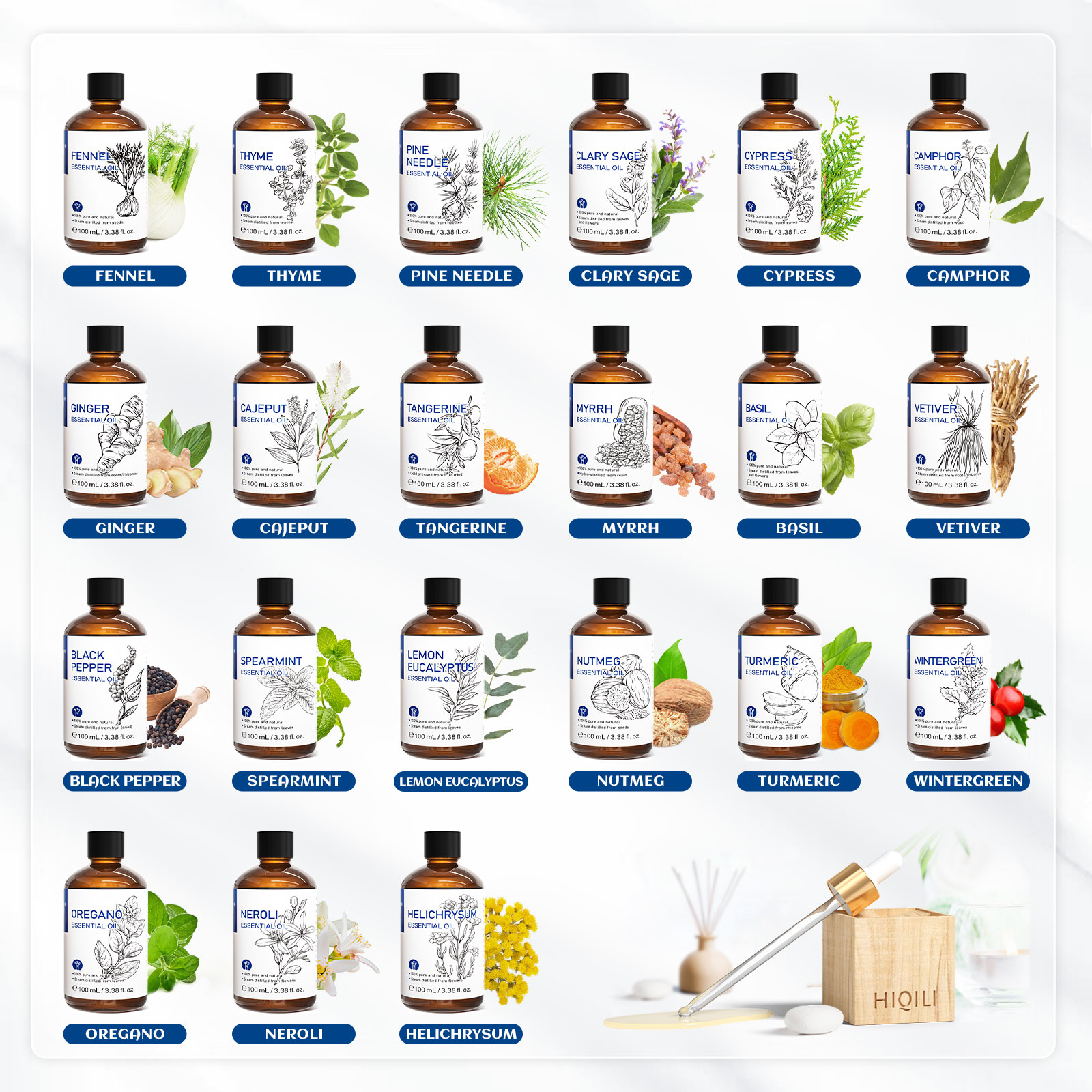 HIQILI 100% Natural,100mL Esse - Home Fragrance Units recensione e prezzo