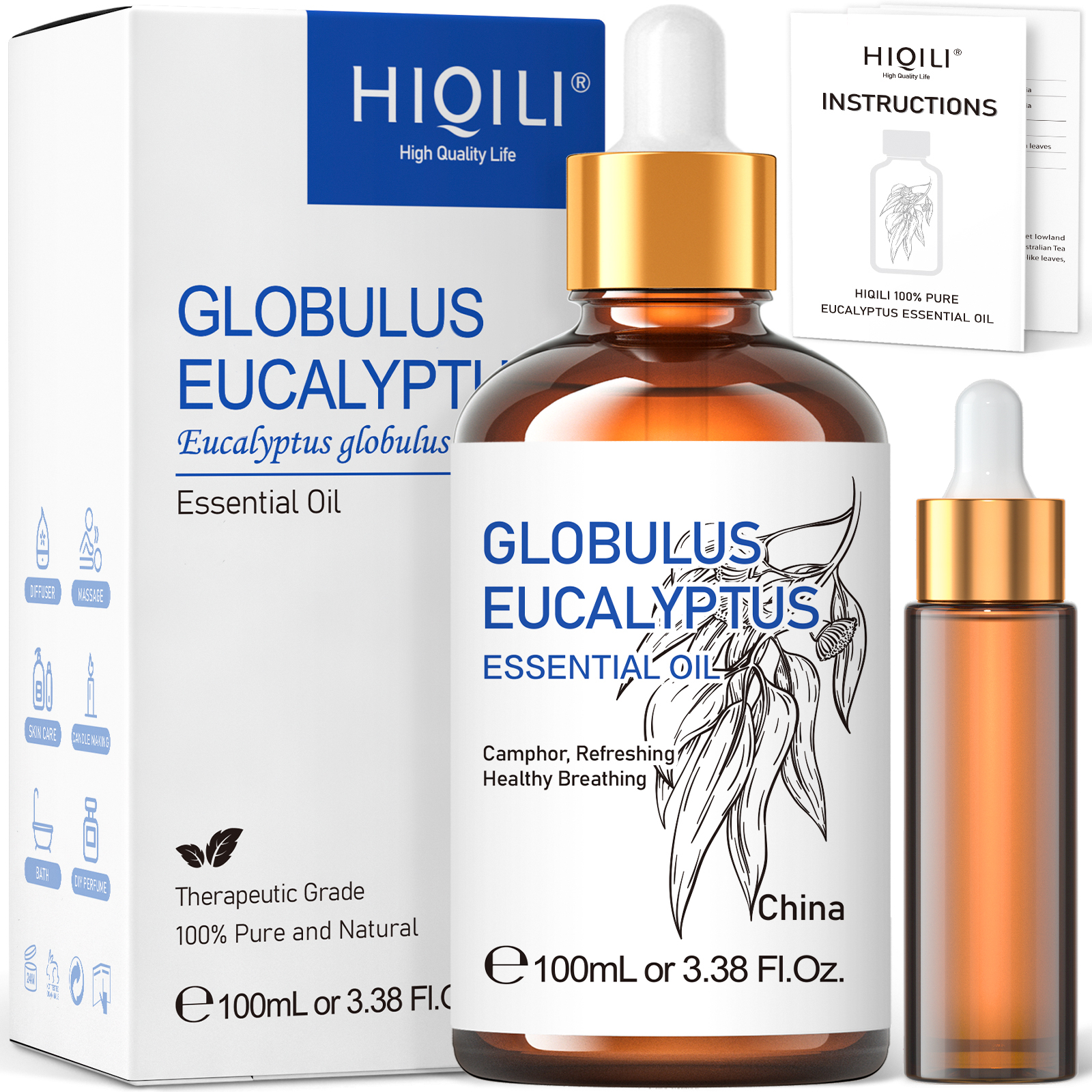 HIQILI 100ML Eucalyptus Vanill - Home Fragrance Eucalyptus recensione e prezzo