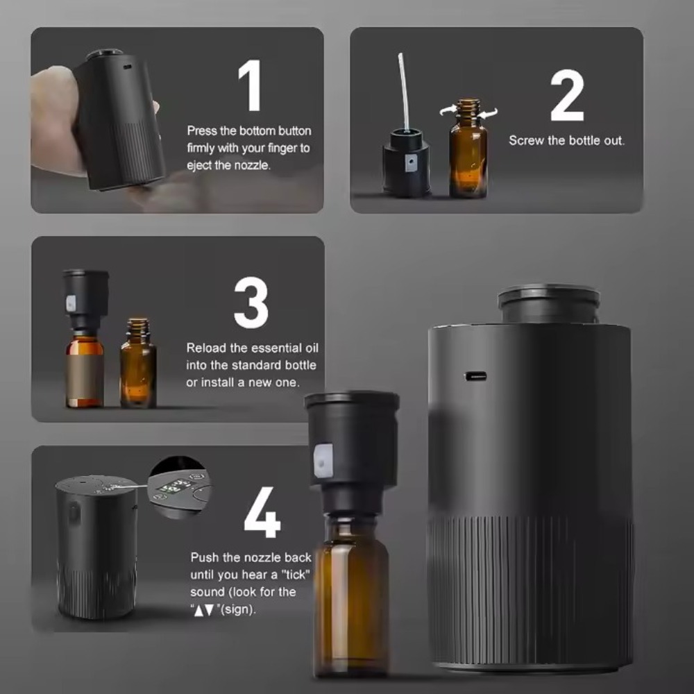 Portable Essential Oil Diffuse - Home Fragrance Oil Diffuser recensione e prezzo